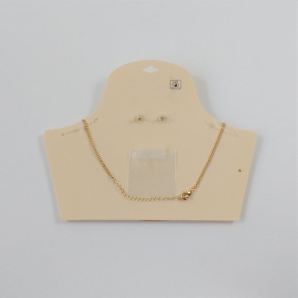 Sophia & Kate Animal Print Necklace & Earrings - Picture 3 of 4